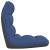 Scaun de podea pliabil, albastru, material textil GartenMobel Dekor