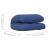Scaun de podea pliabil, albastru, material textil GartenMobel Dekor