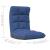 Scaun de podea pliabil, albastru, material textil GartenMobel Dekor