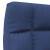 Scaun de podea pliabil, albastru, material textil GartenMobel Dekor