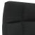 Scaun de podea pliabil, negru, material textil GartenMobel Dekor
