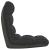 Scaun de podea pliabil, negru, material textil GartenMobel Dekor