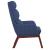 Scaun de relaxare, albastru, material textil GartenMobel Dekor