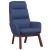 Scaun de relaxare, albastru, material textil GartenMobel Dekor