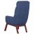 Scaun de relaxare, albastru, material textil GartenMobel Dekor