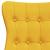 Scaun de relaxare, galben muștar, material textil GartenMobel Dekor