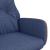 Scaun de relaxare, albastru, textil și PVC GartenMobel Dekor