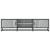 Dulap TV gri sonoma, 160x35x41 cm lemn prelucrat și metal GartenMobel Dekor