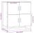Bufetă Stejar maro 68x35x76 cm Lemn prelucrat GartenMobel Dekor