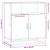 Bufetă Stejar Sonoma 68x35x76 cm Lemn prelucrat GartenMobel Dekor