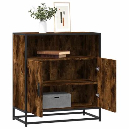 Bufetă Stejar afumat 68x35x76 cm Lemn prelucrat GartenMobel Dekor