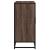 Dulap, stejar maro, 92x35x76 cm, lemn prelucrat GartenMobel Dekor