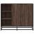 Dulap, stejar maro, 92x35x76 cm, lemn prelucrat GartenMobel Dekor