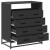 Dulap cu sertare, negru, 70x41x70 cm, lemn compozit GartenMobel Dekor