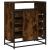 Dulap cu sertar, stejar fumuriu, 70x41x70 cm, lemn prelucrat GartenMobel Dekor