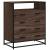 Dulap cu sertar, stejar maro, 70x41x70 cm, lemn prelucrat GartenMobel Dekor