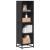 Bibliotecă, negru, 40x35x139 cm, lemn prelucrat GartenMobel Dekor