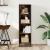 Bibliotecă, stejar fumuriu, 40x35x139 cm, lemn prelucrat GartenMobel Dekor