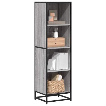 Bibliotecă, gri sonoma, 40x35x139 cm, lemn prelucrat GartenMobel Dekor