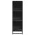 Bibliotecă, negru,33,5x33x107,5 cm, lemn prelucrat GartenMobel Dekor