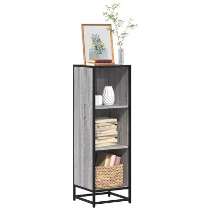 Bibliotecă, gri sonoma, 33,5x33x107,5 cm, lemn prelucrat GartenMobel Dekor