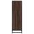 Bibliotecă, stejar maro, 33,5x33x107,5 cm, lemn prelucrat GartenMobel Dekor