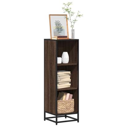 Bibliotecă, stejar maro, 33,5x33x107,5 cm, lemn prelucrat GartenMobel Dekor