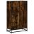Bibliotecă, stejar fumuriu, 65,5x33x107,5 cm, lemn prelucrat GartenMobel Dekor