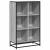 Bibliotecă, gri sonoma, 65,5x33x107,5 cm, lemn prelucrat GartenMobel Dekor