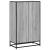 Bibliotecă, gri sonoma, 65,5x33x107,5 cm, lemn prelucrat GartenMobel Dekor
