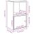 Bibliotecă Stejar negru 31x24x52 cm Lemn prelucrat GartenMobel Dekor