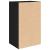 Bibliotecă Stejar negru 31x24x52 cm Lemn prelucrat GartenMobel Dekor