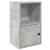 Bibliotecă, gri beton, 31x24x52 cm, lemn prelucrat GartenMobel Dekor