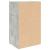 Bibliotecă, gri beton, 31x24x52 cm, lemn prelucrat GartenMobel Dekor