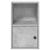 Bibliotecă, gri beton, 31x24x52 cm, lemn prelucrat GartenMobel Dekor