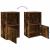 Bibliotecă, stejar fumuriu, 31x24x52 cm, lemn prelucrat GartenMobel Dekor