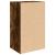 Bibliotecă, stejar fumuriu, 31x24x52 cm, lemn prelucrat GartenMobel Dekor