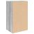 Bibliotecă, gri sonoma, 31x24x52 cm, lemn prelucrat GartenMobel Dekor