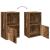Bibliotecă, lemn vechi, 31x24x52 cm, lemn prelucrat GartenMobel Dekor