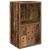 Bibliotecă, lemn vechi, 31x24x52 cm, lemn prelucrat GartenMobel Dekor