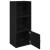 Bibliotecă Stejar negru 31x24x77 cm Lemn prelucrat GartenMobel Dekor