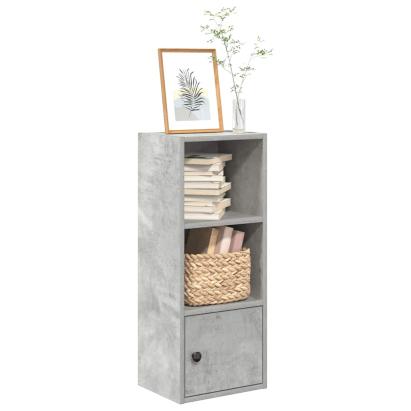 Bibliotecă, gri beton, 31x24x77 cm, lemn prelucrat GartenMobel Dekor