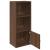 Bibliotecă, stejar maro, 31x24x77 cm, lemn prelucrat GartenMobel Dekor