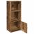 Bibliotecă, lemn vechi, 31x24x77 cm, lemn prelucrat GartenMobel Dekor