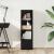Bibliotecă Stejar negru 31x24x102 cm Lemn prelucrat GartenMobel Dekor