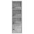 Bibliotecă, gri beton, 31x24x102 cm, lemn prelucrat GartenMobel Dekor