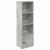 Bibliotecă, gri beton, 31x24x102 cm, lemn prelucrat GartenMobel Dekor