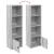 Bibliotecă, gri sonoma, 31x24x102 cm, lemn prelucrat GartenMobel Dekor