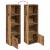 Bibliotecă, lemn vechi, 31x24x102 cm, lemn prelucrat GartenMobel Dekor