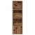 Bibliotecă, lemn vechi, 31x24x102 cm, lemn prelucrat GartenMobel Dekor